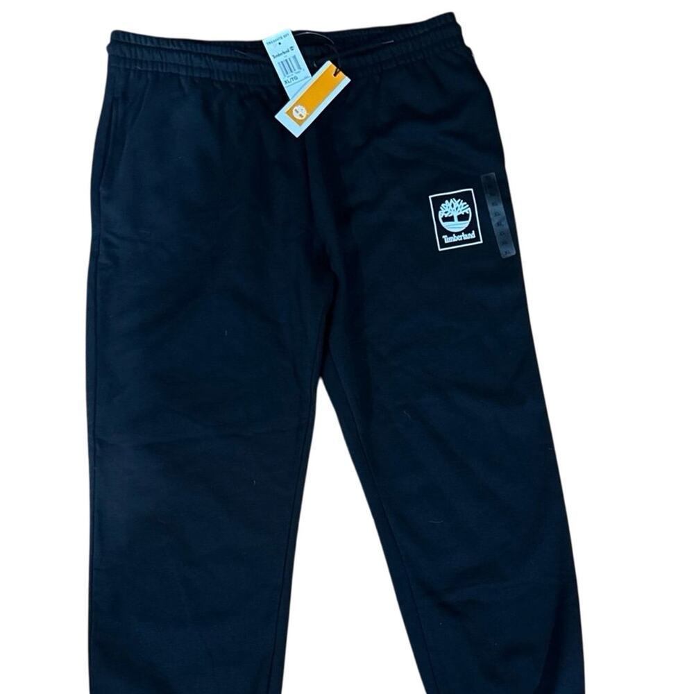 Timberland Black Side Pockets Drawstrings Sweatpants- Size XL